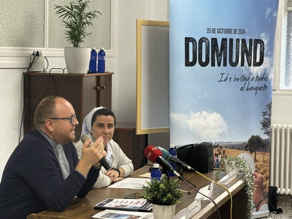 Presentación oficial del Domund 2024 en el colegio Santísimo Sacramente de Pamplona